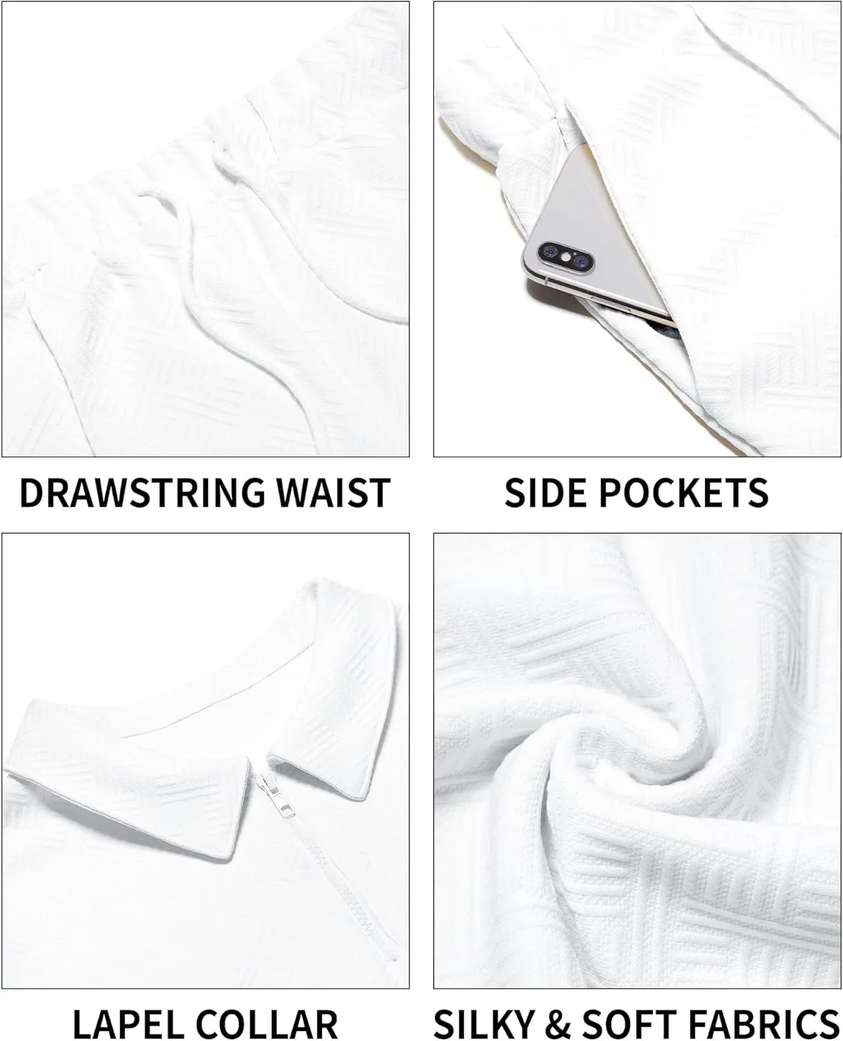 Beotyshow Mens Polo Shirt and Shorts Sets Outfits 2 Piece Fashion Summer Tracksuits Casual Short Sleeve Set