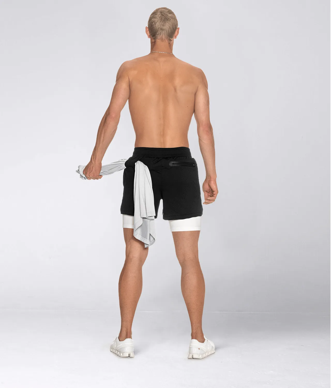 Born Tough Air Pro™ 2 in 1 Men's 5" Crossfit Shorts with Liner Black
