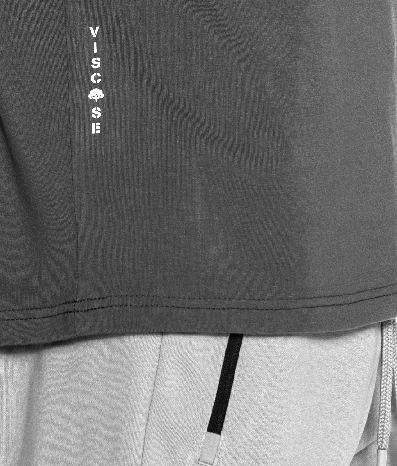 Born Tough Long Sleeve Crossfit Over Size Shirt For Men Grey