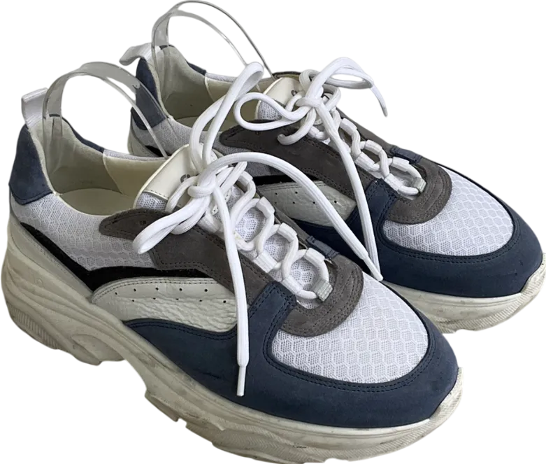 fin White Coastal Blue Trainers UK 9 EU 42 👠