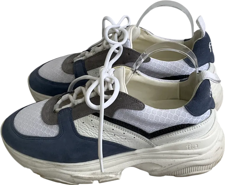 fin White Coastal Blue Trainers UK 9 EU 42 👠