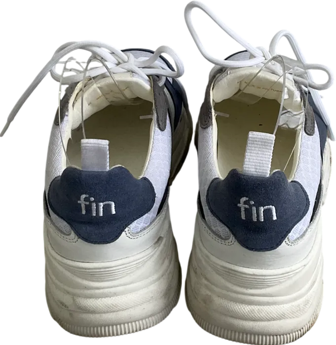 fin White Coastal Blue Trainers UK 9 EU 42 👠