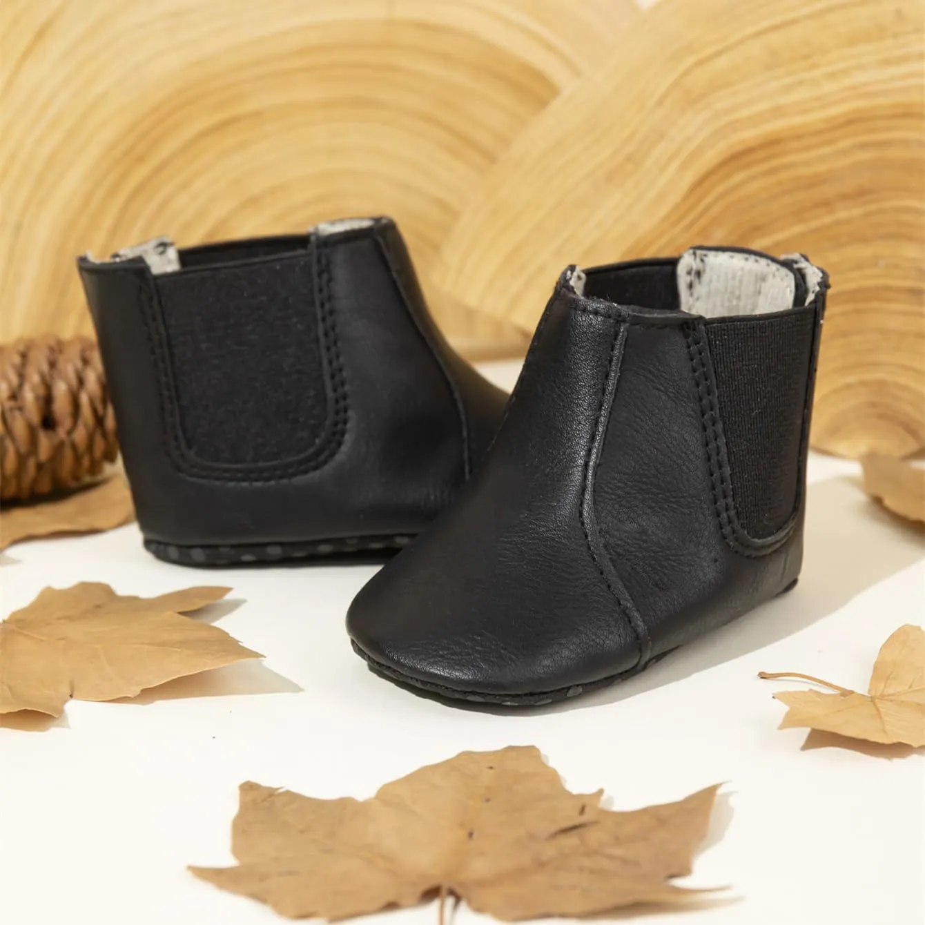 Meckior Baby Girls Cowboy Tassel Boots Side Zipper Moccasins Soft Bottom Non-Slip Toddler Shoe