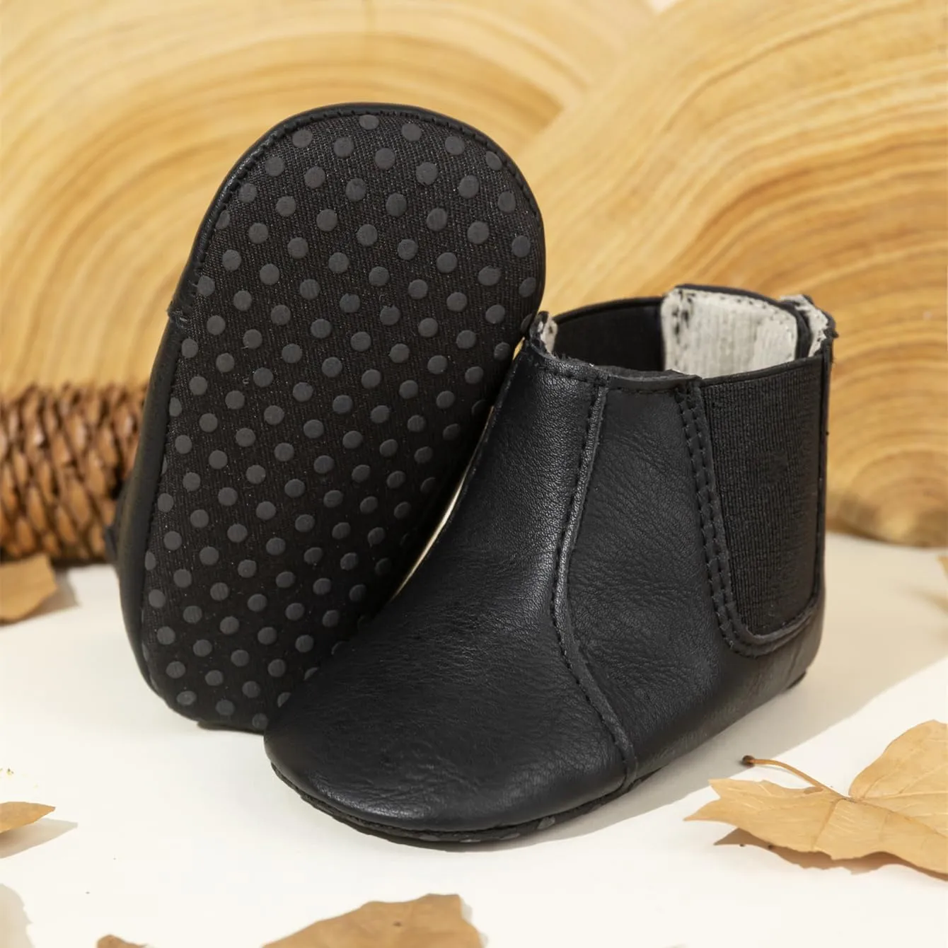 Meckior Baby Girls Cowboy Tassel Boots Side Zipper Moccasins Soft Bottom Non-Slip Toddler Shoe