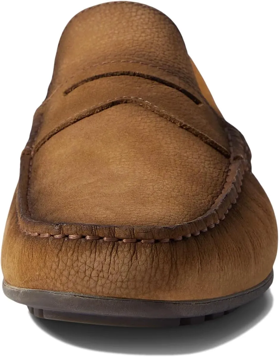 Nebraska Marc Joseph New York Loafers in Havana Nubuck Grainy