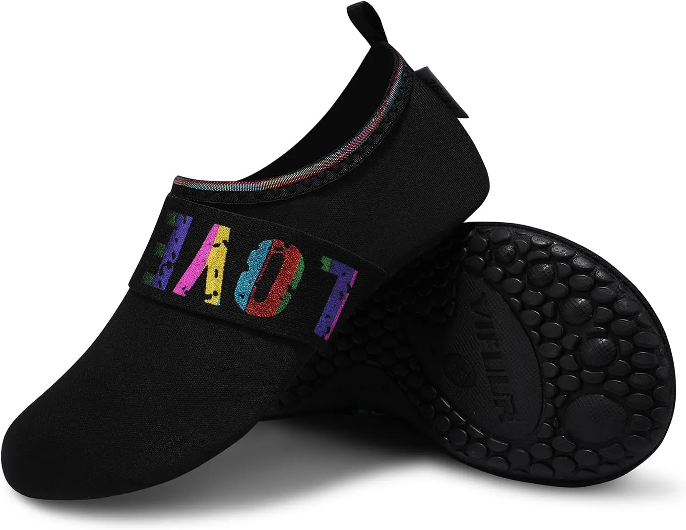 VIFUUR Water Sports Shoes Barefoot Quick-Dry Aqua Yoga Socks Slip-on for Men Women