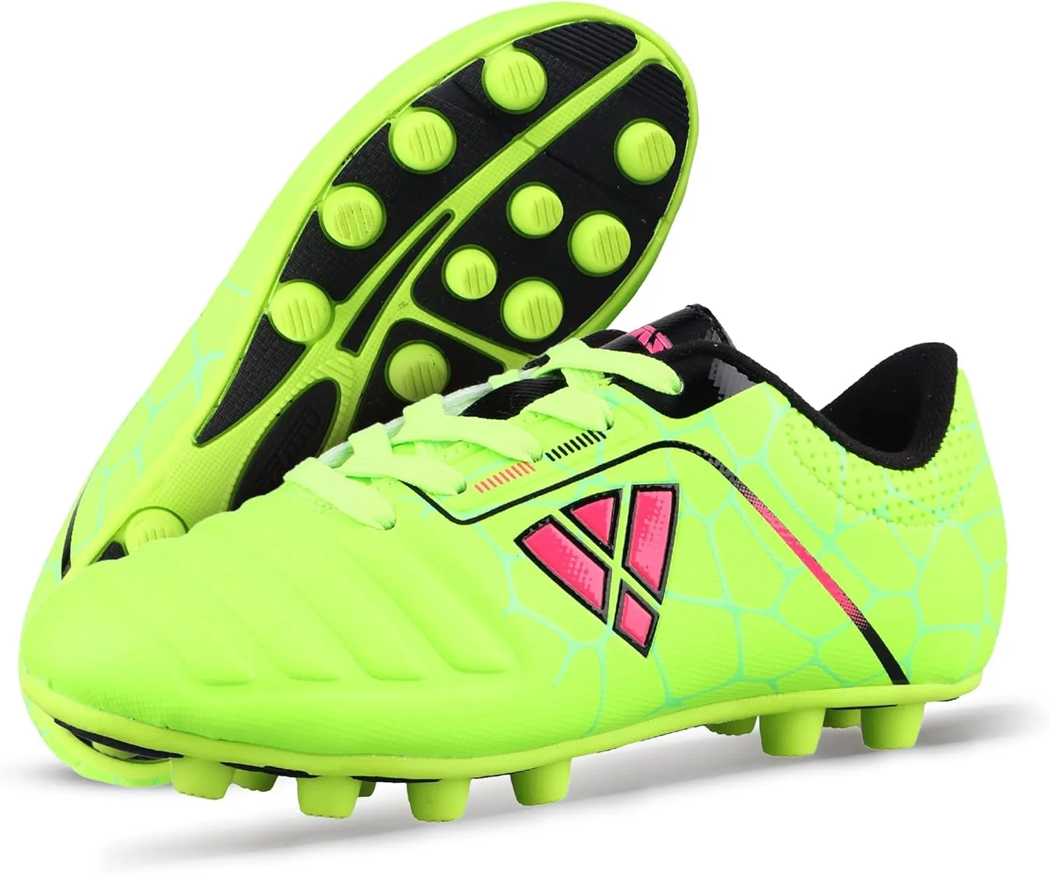 Vizari USA Soccer Cleats Boys, Girls - FG Firm Ground Football Shoes for Toddlers/Little/Big Kids - Youth Football Cleats - Comfort & Excellent Traction