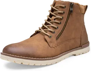 Vostey Men's Chukka Boots Motorcycle Casual Hiking Boot for Men